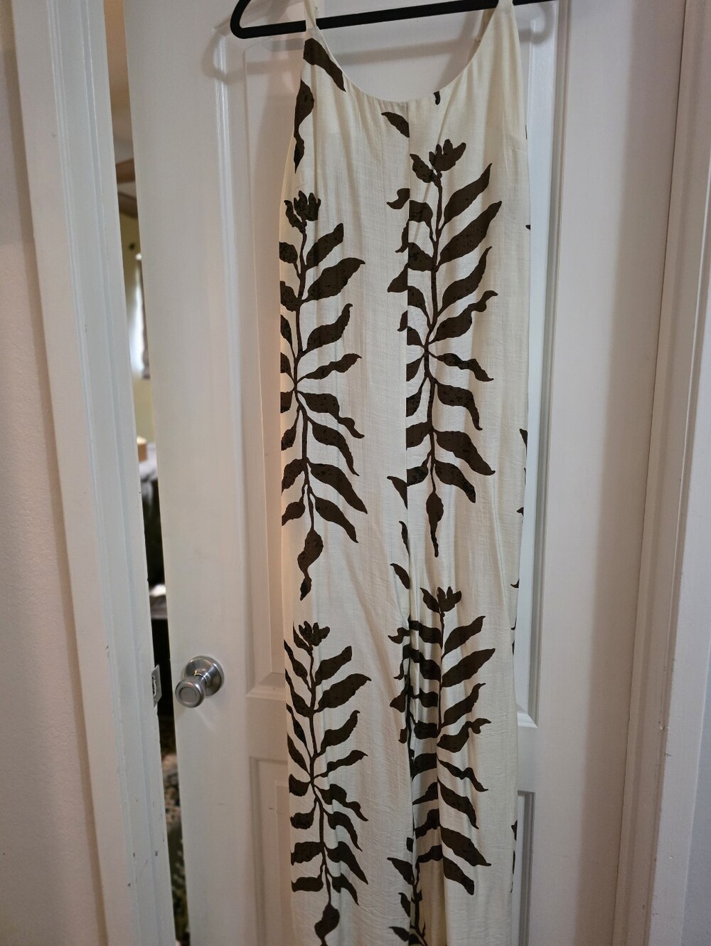 Cutest Summer Jumpsuot... Cream and Brown Botanica